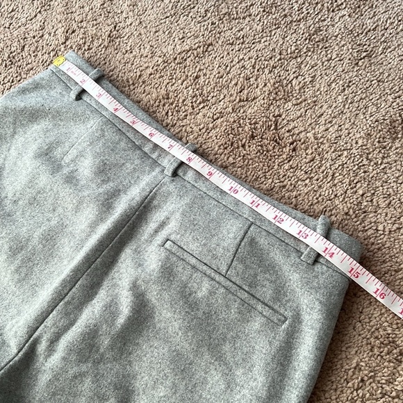 Wilfred Aritzia Grey Wool Blend Zip Pocket Trouser Pants - Picture 8 of 9